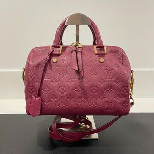 Louis Vuitton Speedy Bandoulière 25 Empreinte Leather (128252)